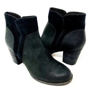 NEW Timberland Black Rudston Suede Leather Chelsea Ankle Boots - Size 8.5